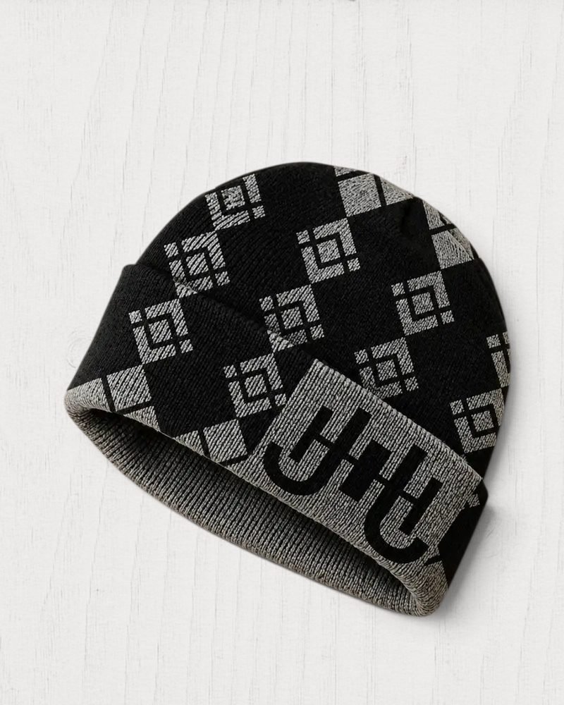 Bower Rib-Knit Beanie — Noir