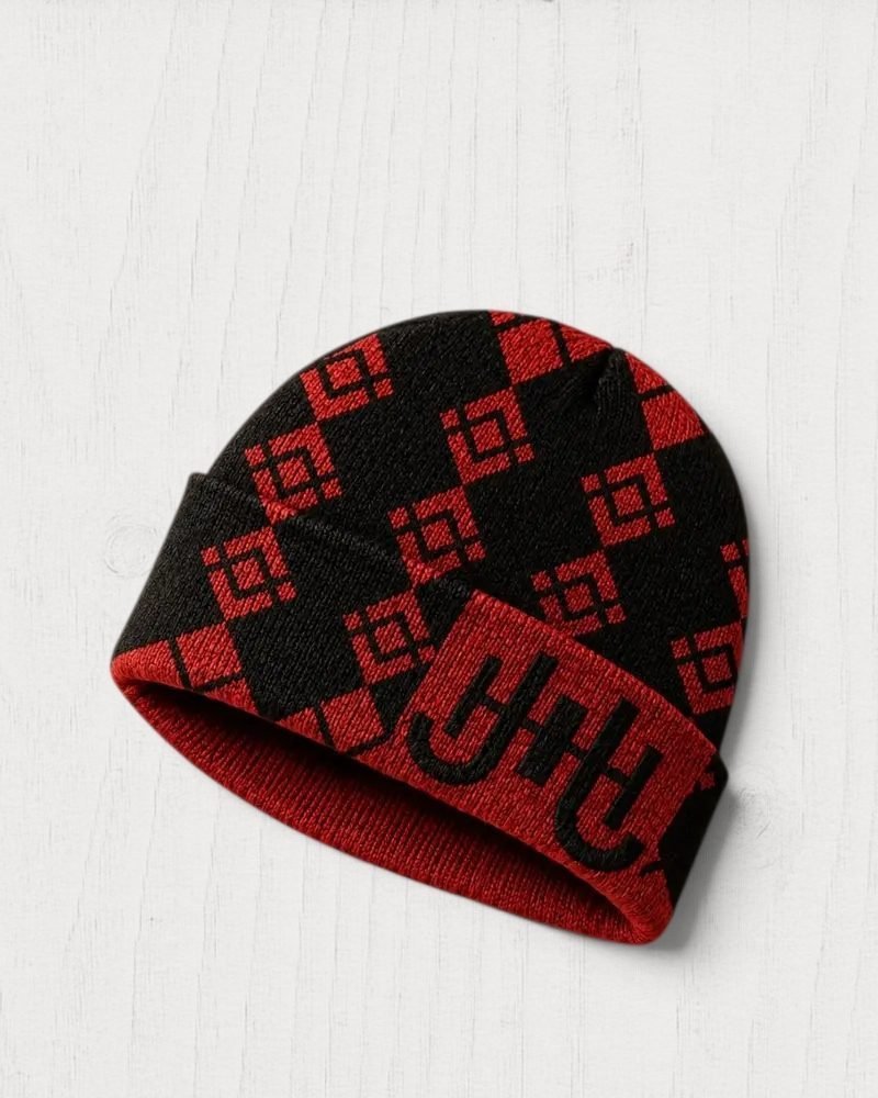 Bower Rib-Knit Beanie — Rouge