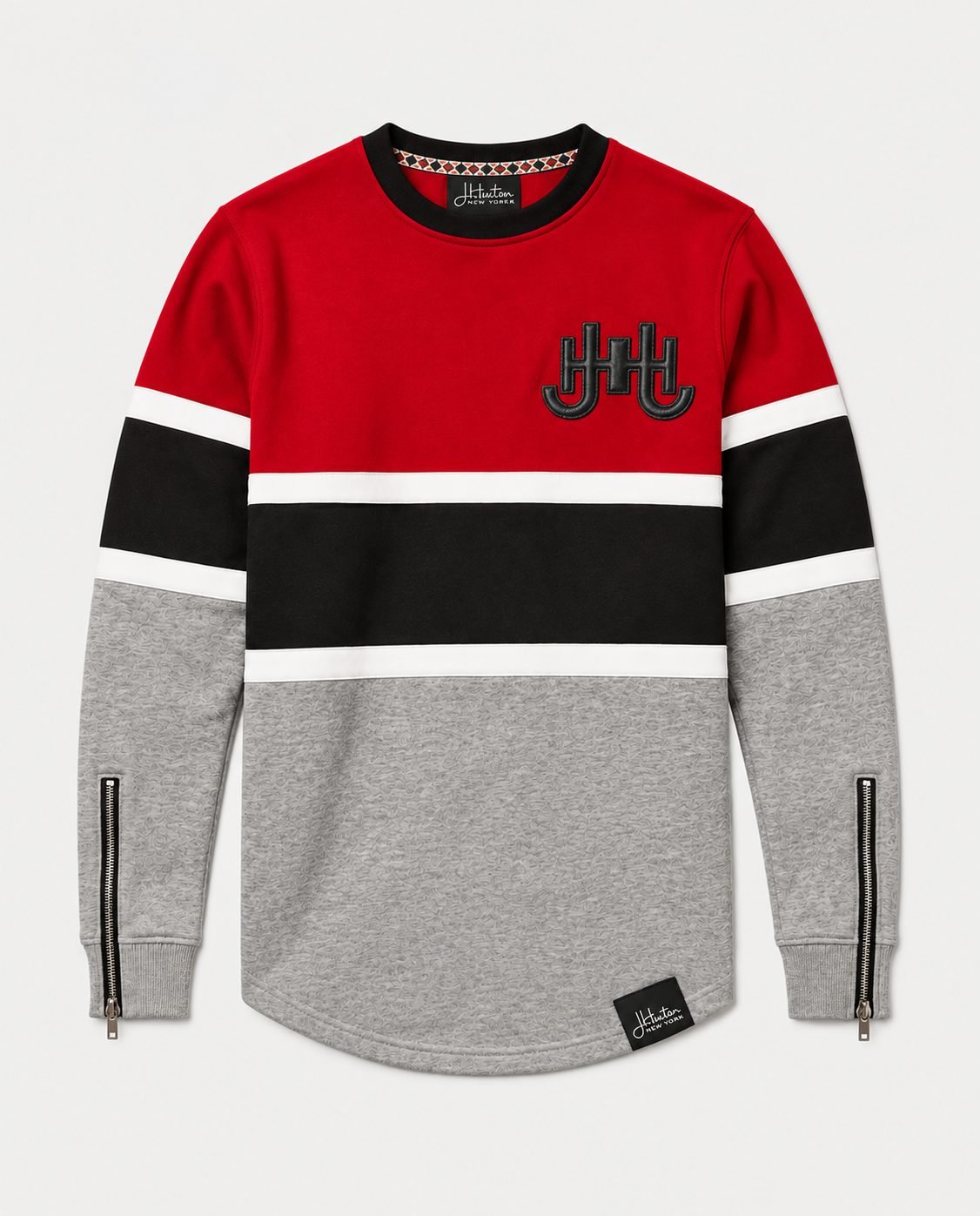 Bridelle Colorblock Sweatshirt — Rouge