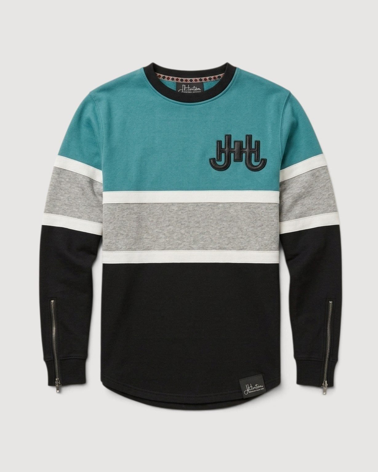 Empyr Colorblock Sweatshirt — Teal