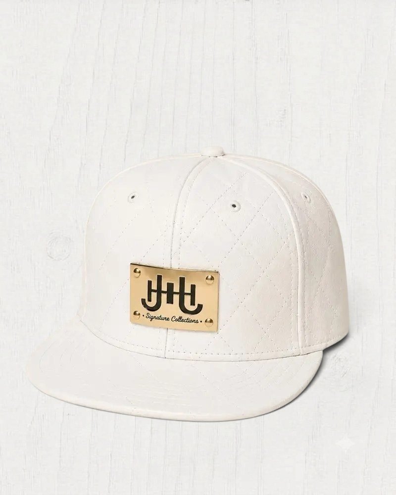 Flatrin Structured Cap — Blanc
