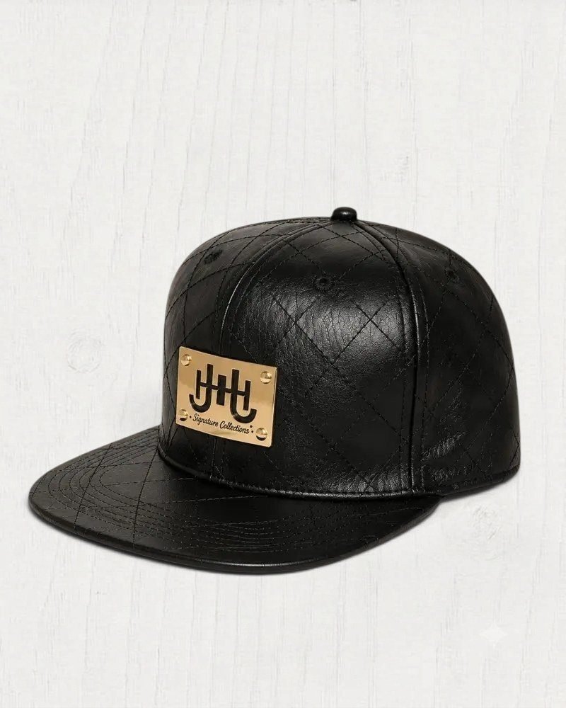 Flatrin Structured Cap — Noir