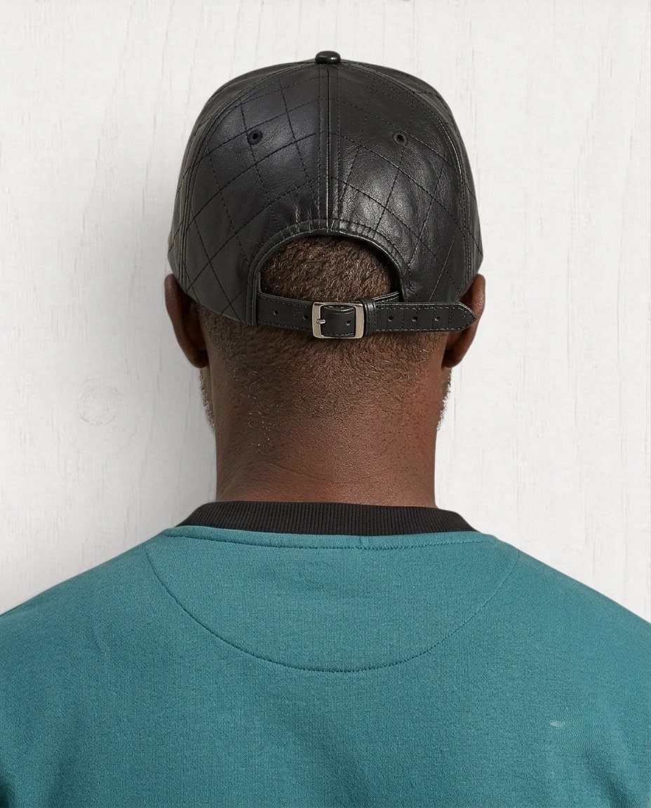 Flatrin Structured Cap — Noir view 4