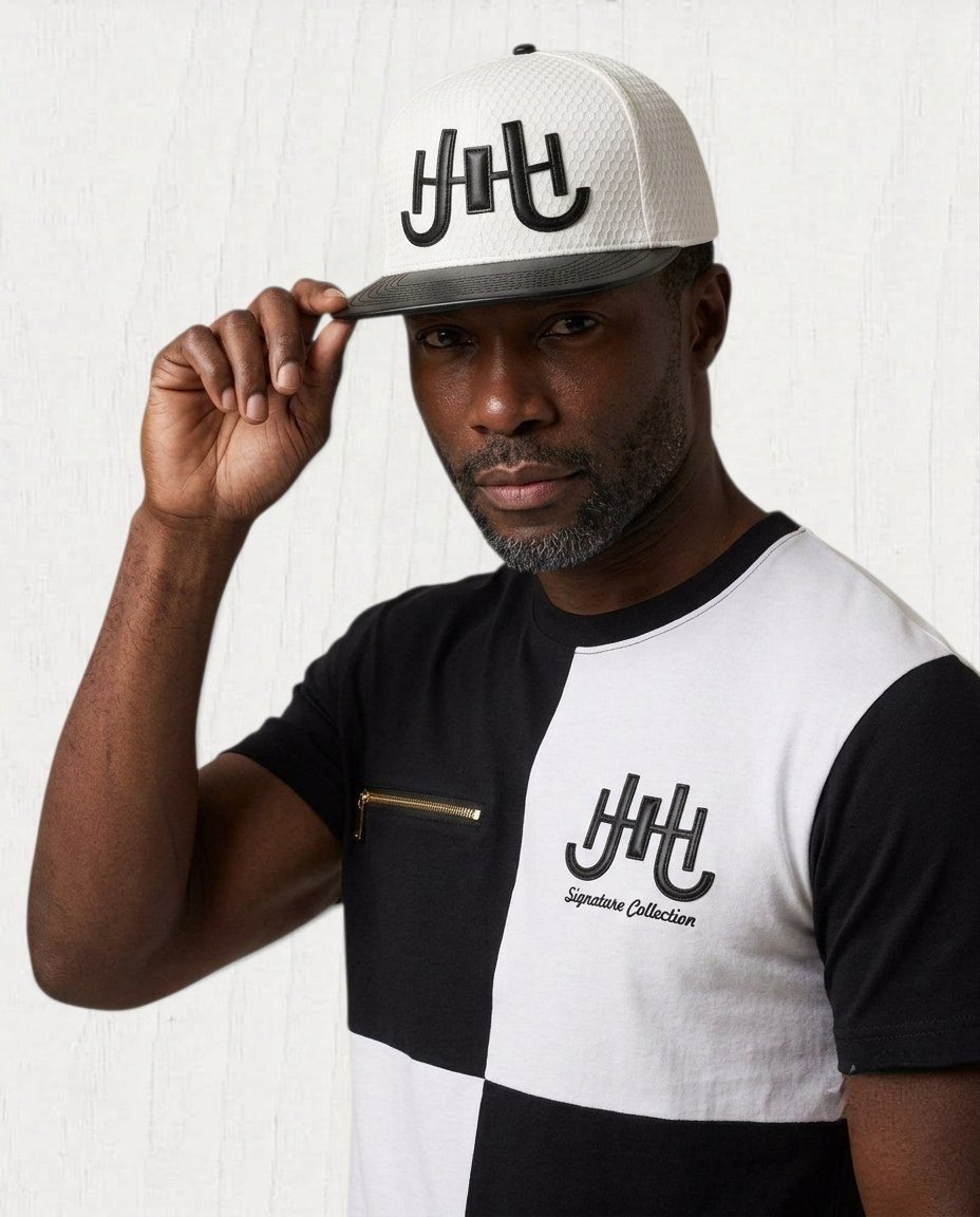 Fulten Mixed-Material Mesh Cap — Blanc view 2