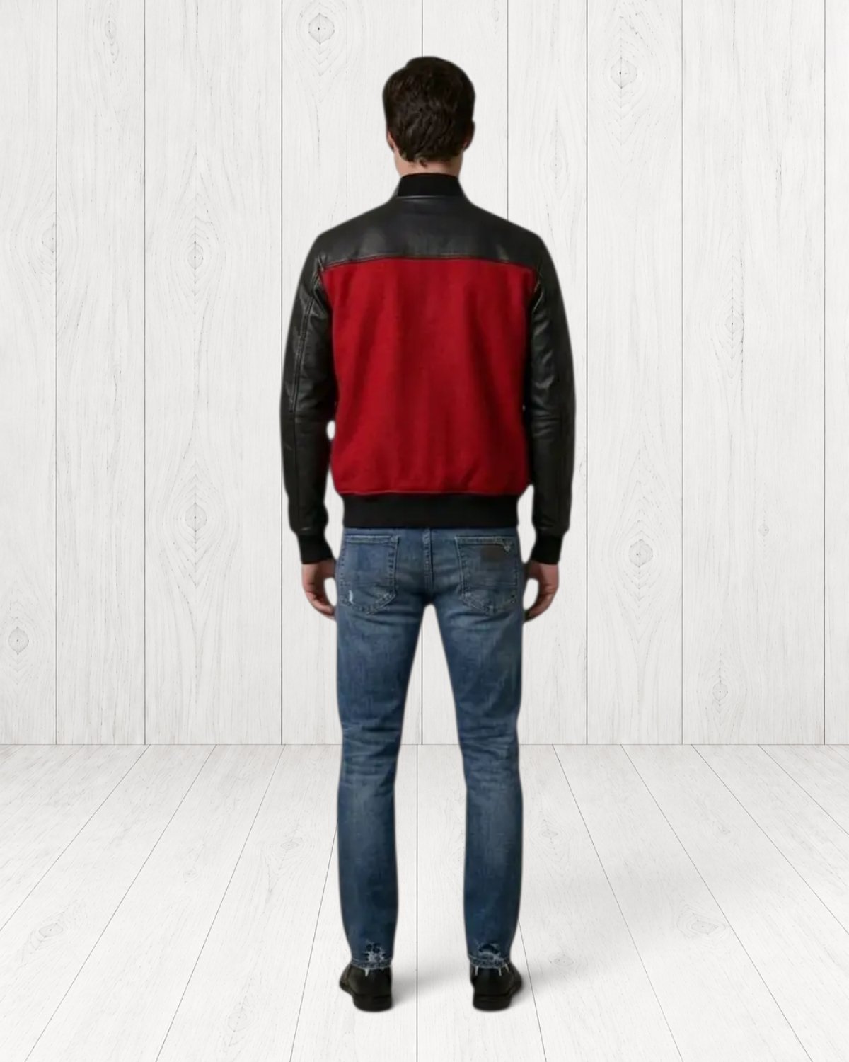 Laurelle Varsity Jacket — Rouge view 3