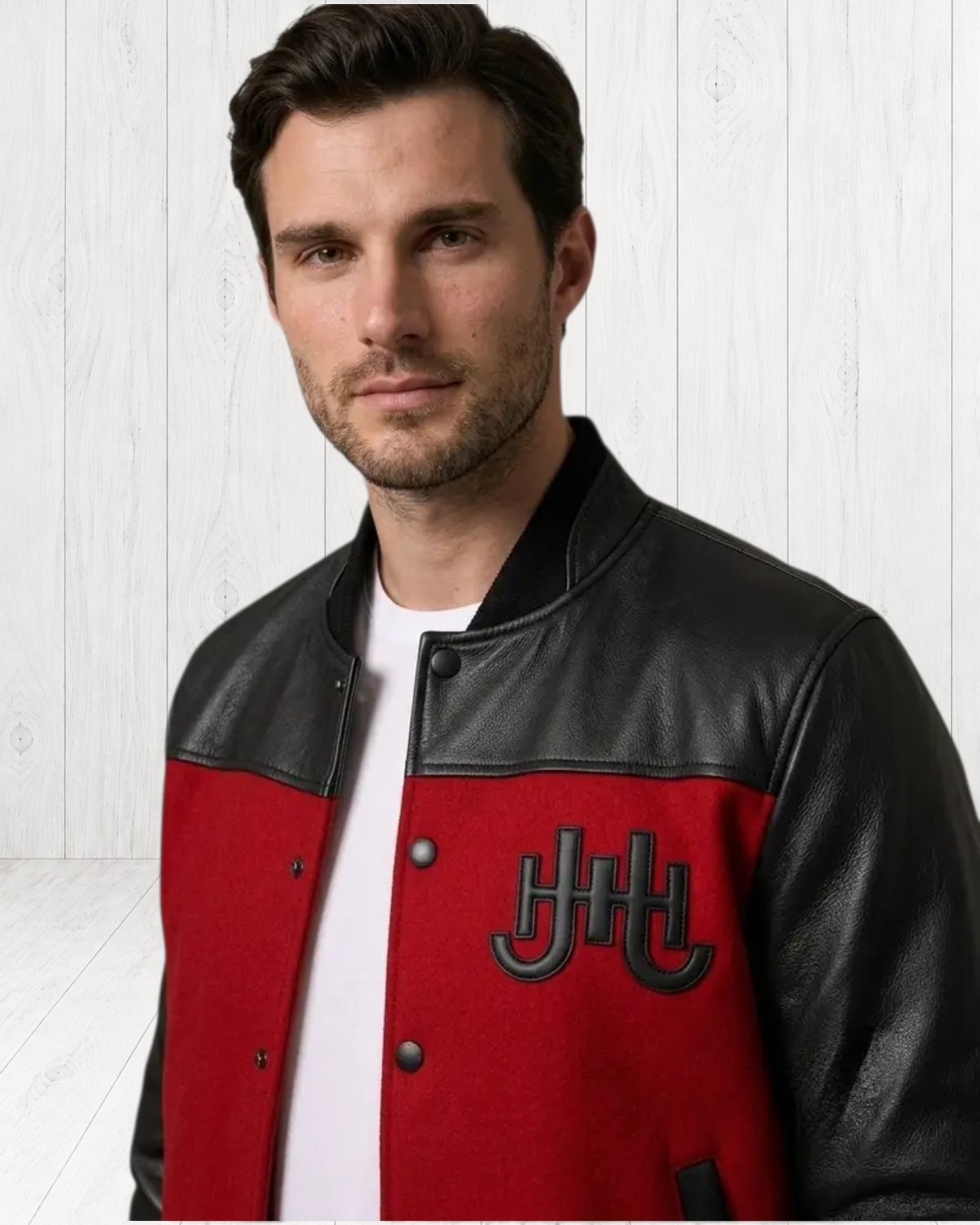 Laurelle Varsity Jacket — Rouge view 4