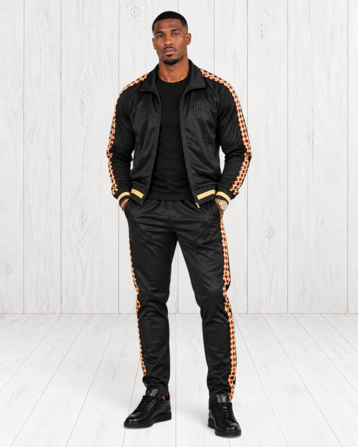 Lexen Signature Tracksuit — Noir view 2