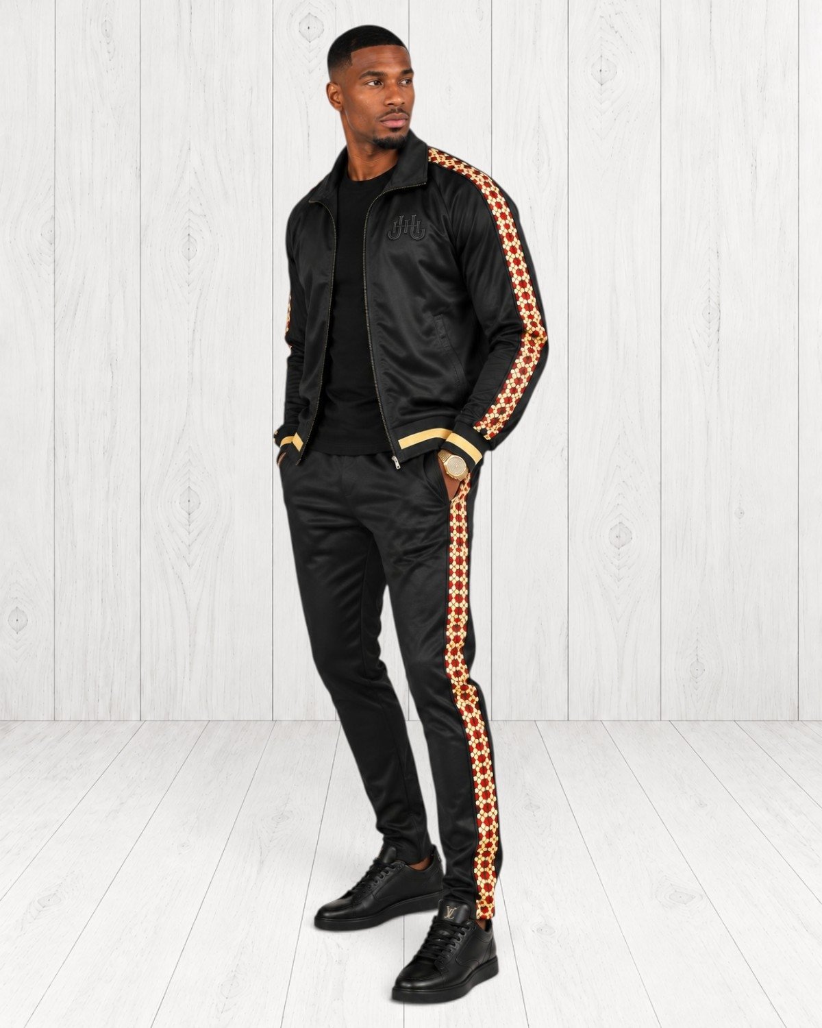 Lexen Signature Tracksuit — Noir view 3