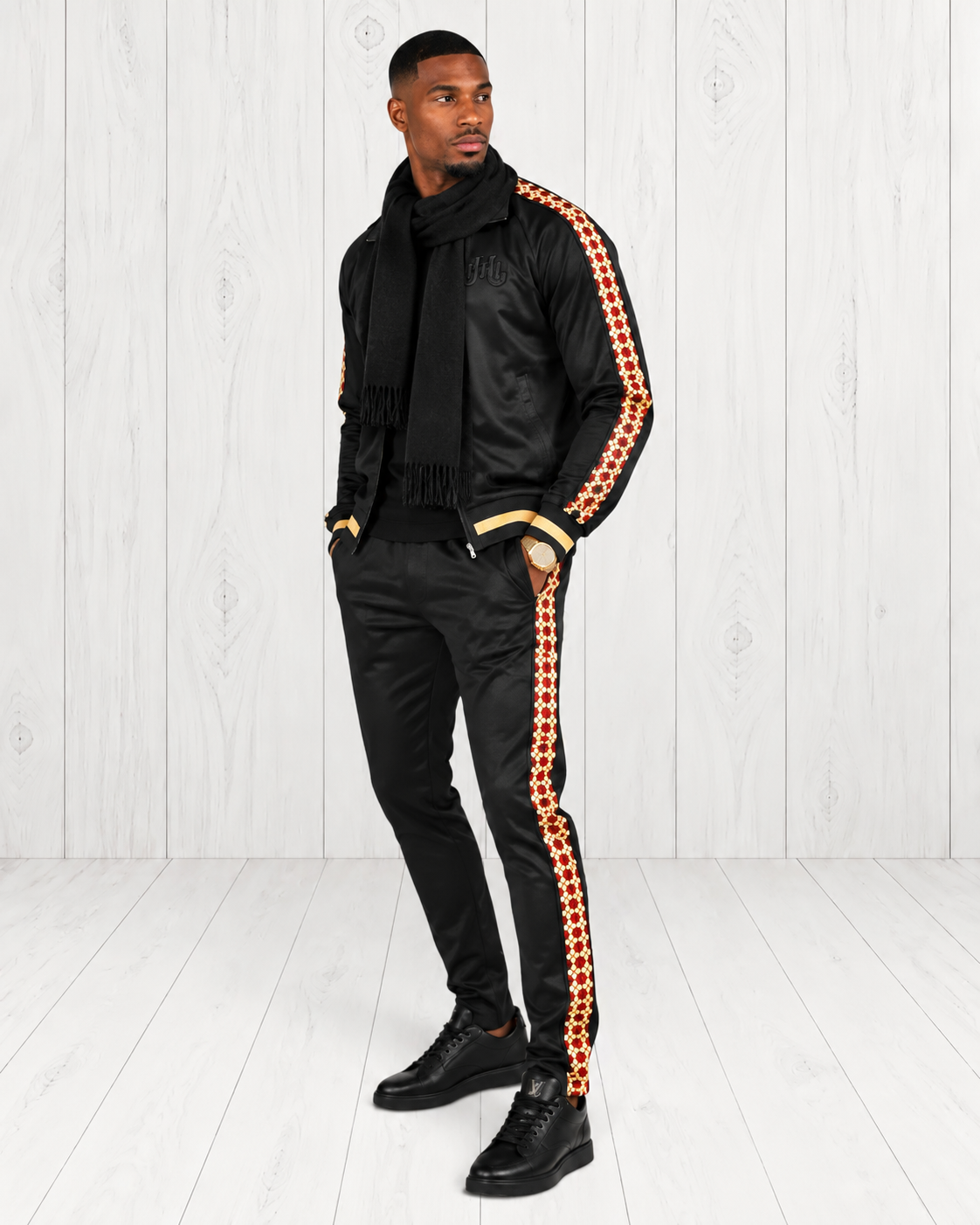 Lexen Signature Tracksuit — Noir