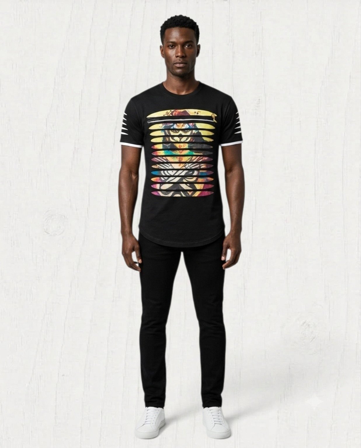 Mercier Art Graphic T-Shirt — Noir view 2