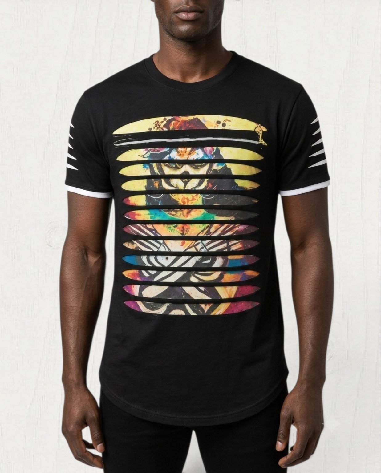 Mercier Art Graphic T-Shirt — Noir view 5