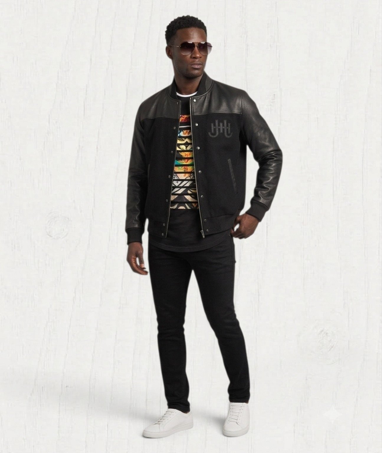 Mercier Art Graphic T-Shirt — Noir view 6
