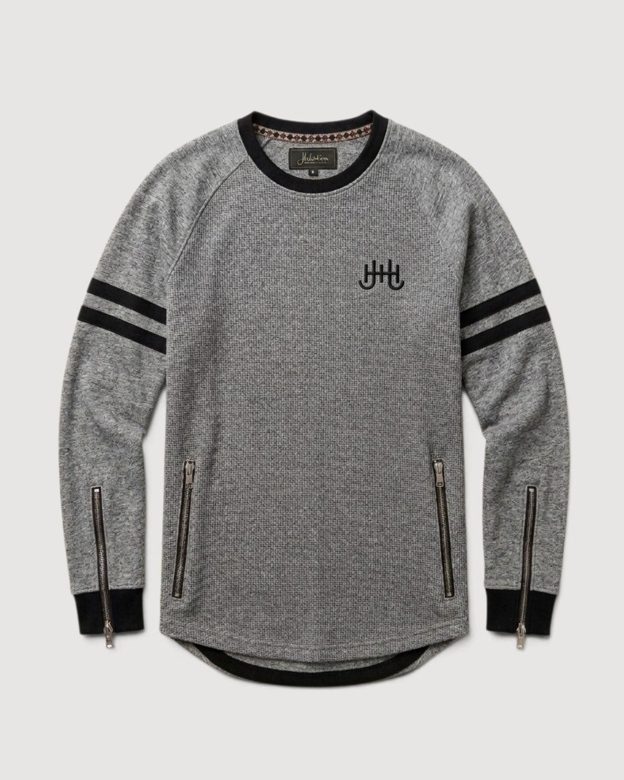 Rockmere Embroidered Sweatshirt — Grey