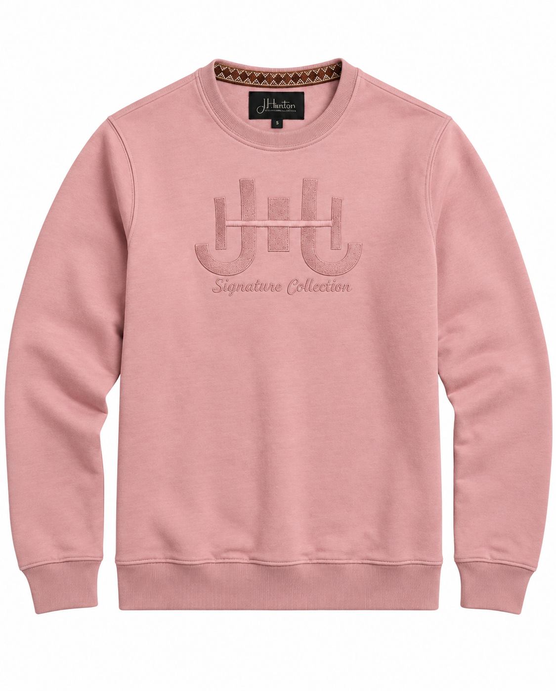 Suttone Embroidered Sweatshirt — Blush